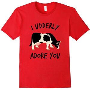 Gildan (S) I Udderly Adore You Funny Gift For Cow Lover-Father's Day Gildan (S) I Udderly Adore You Funny Gift For Cow Lover-Father's Day