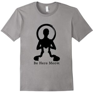 Gildan (XL) Funny Cat Lovers With Love Yoga Gift, Be Here Meow T-Shirt-Father's Day Gildan (XL) Funny Cat Lovers With Love Yoga Gift, Be Here Meow T-Shirt-Father's Day