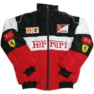 Unbranded (white, 3XL) Racing Jacket Vintage White Nascar Retro Bomber - Jacket Formula 1 Unbranded (white, 3XL) Racing Jacket Vintage White Nascar Retro Bomber - Jacket Formula 1