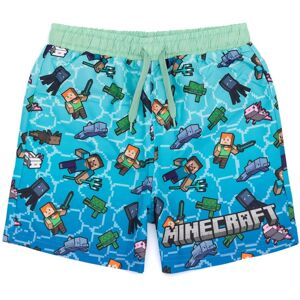 (9-10 Years, Blue) Minecraft Boys Swim Shorts (9-10 Years, Blue) Minecraft Boys Swim Shorts