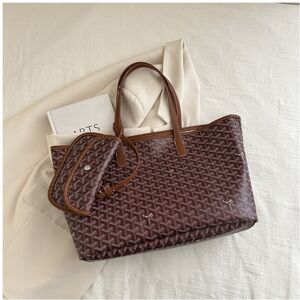 Unbranded (Brown) Classy Retro Tote Bag For Autumn Versatile And Roomy Pu Fashionable Hand Unbranded (Brown) Classy Retro Tote Bag For Autumn Versatile And Roomy Pu Fashionable Hand