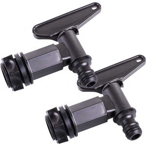 Unbranded 2 X 3/4" BSP Thread Water Butt Taps with Push on Fitting Unbranded 2 X 3/4" BSP Thread Water Butt Taps with Push on Fitting