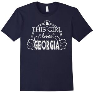 Gildan (XXL) Funny And Cute Girl Shirt This Girl Loves Georgia T Shirt-Father's Day Gildan (XXL) Funny And Cute Girl Shirt This Girl Loves Georgia T Shirt-Father's Day