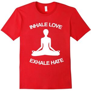 Gildan (XL) Inhale Love Exhale Hate T-Shirt Yoga Lovers & Yogis-Father's Day Gildan (XL) Inhale Love Exhale Hate T-Shirt Yoga Lovers & Yogis-Father's Day