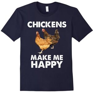 Gildan (XXL) Chickens Make Me Happy Special T-shirts Gifts-Father's Day Gildan (XXL) Chickens Make Me Happy Special T-shirts Gifts-Father's Day