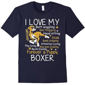 Gildan (XL) I Love My Puppy Boxer Butt Wiggling – Funny Boxer Dog Shirt-Father's Day Gildan (XL) I Love My Puppy Boxer Butt Wiggling – Funny Boxer Dog Shirt-Father's Day