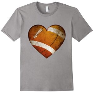 Gildan (XXXL) I Love Football Heart Ball MOM T-shirt-Father's Day Gildan (XXXL) I Love Football Heart Ball MOM T-shirt-Father's Day
