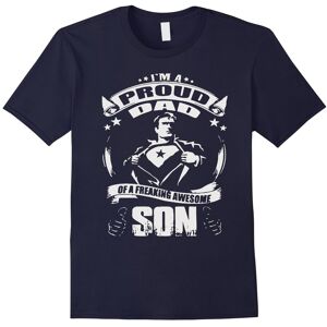 Gildan (XXL) I'm A Proud Dad Of Freaking Awesome Son Tshirts-Father's Day Gildan (XXL) I'm A Proud Dad Of Freaking Awesome Son Tshirts-Father's Day
