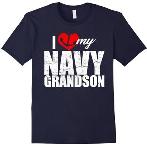 Gildan (XL) I Love My Navy Grandson Distressed Vintage Shirt-Father's Day Gildan (XL) I Love My Navy Grandson Distressed Vintage Shirt-Father's Day