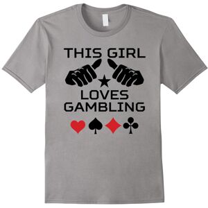 Gildan (S) This Girl Loves Gambling Funny Gambler T-Shirt-Father's Day Gildan (S) This Girl Loves Gambling Funny Gambler T-Shirt-Father's Day