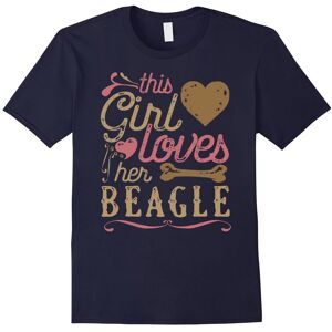 Gildan (M) Beagle Shirt – This Girl Loves Her Beagle T-Shirt-Father's Day Gildan (M) Beagle Shirt – This Girl Loves Her Beagle T-Shirt-Father's Day