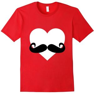 Gildan (L) Heart Mustache Tshirt Funny Valentine Day Boys Men Love Cute-Father's Day Gildan (L) Heart Mustache Tshirt Funny Valentine Day Boys Men Love Cute-Father's Day