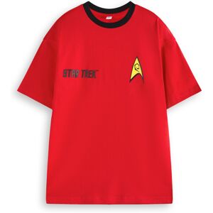 Star Trek Short Sleeved T-Shirt (Mens Red) Star Trek Short Sleeved T-Shirt (Mens Red)