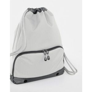 (One Size, Ice Grey) Bagbase Athleisure Drawstring Bag (One Size, Ice Grey) Bagbase Athleisure Drawstring Bag