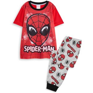 (7-8 Years) Marvel Short Sleeve Long Leg Pyjama Set (Boys Red) (7-8 Years) Marvel Short Sleeve Long Leg Pyjama Set (Boys Red)
