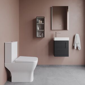 Balterley Saint Cloakroom Set - Wall Hung Vanity Basin Unit, Toilet Pan, Cistern, Seat & M Balterley Saint Cloakroom Set - Wall Hung Vanity Basin Unit, Toilet Pan, Cistern, Seat & M
