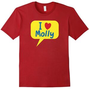 Gildan (S) I Love (heart) dog cat pet MOLLY t-shirt-Father's Day Gildan (S) I Love (heart) dog cat pet MOLLY t-shirt-Father's Day