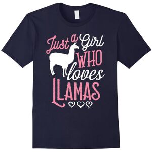 Gildan (XXXL) Llama Shirt Just a Girl Loves Llamas Funny Gift T-Shirt-Father's Day Gildan (XXXL) Llama Shirt Just a Girl Loves Llamas Funny Gift T-Shirt-Father's Day