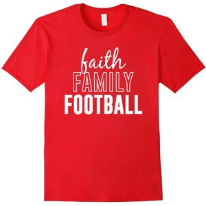 Gildan (XL) Faith Family Football sports fan fun team tee shirt-Father's Day Gildan (XL) Faith Family Football sports fan fun team tee shirt-Father's Day