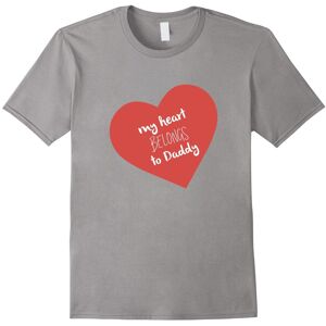 Gildan (S) My Heart Belongs to Daddy Valentine's Day T-shirt-Father's Day Gildan (S) My Heart Belongs to Daddy Valentine's Day T-shirt-Father's Day