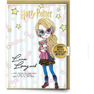 Harry Potter Luna Lovegood Character Greetings Card Glasses Pinbadge HPGC0492 Harry Potter Luna Lovegood Character Greetings Card Glasses Pinbadge HPGC0492