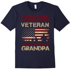 Gildan (L) I Love More Than Being A Veteran Is Being A Grandpa Shirt-Father's Day Gildan (L) I Love More Than Being A Veteran Is Being A Grandpa Shirt-Father's Day