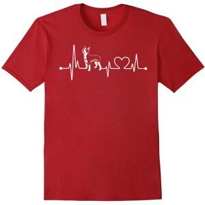 Gildan (S) boston terrier love heartbeat T Shirt-Father's Day Gildan (S) boston terrier love heartbeat T Shirt-Father's Day