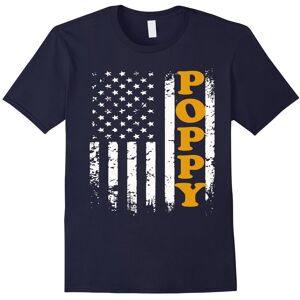 Gildan (M) Men's POPPY & America Flag T-Shirts Special Gifts For Grandpas-Father's Day Gildan (M) Men's POPPY & America Flag T-Shirts Special Gifts For Grandpas-Father's Day