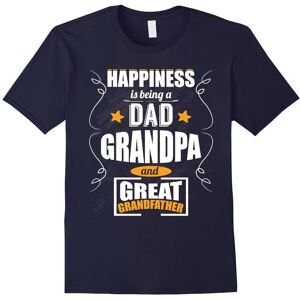 Gildan (L) Great Grandfather – Happiness is being a dad, grandpa Tshirt-Father's Day Gildan (L) Great Grandfather – Happiness is being a dad, grandpa Tshirt-Father's Day