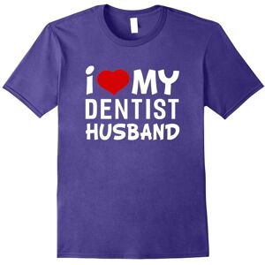 Gildan (M) I Love My Dentist Husband T-shirt Women's Shirts-Father's Day Gildan (M) I Love My Dentist Husband T-shirt Women's Shirts-Father's Day