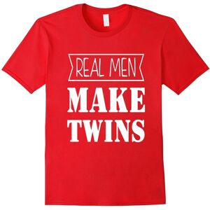 Gildan (XL) FUNNY REAL MEN MAKE TWINS T-SHIRT New Dad and Father's Day-Father's Day Gildan (XL) FUNNY REAL MEN MAKE TWINS T-SHIRT New Dad and Father's Day-Father's Day