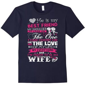 Gildan (M) I'm Proud To Be His I Love My Awesome Husband Women's T-Shirt-Father's Day Gildan (M) I'm Proud To Be His I Love My Awesome Husband Women's T-Shirt-Father's Day