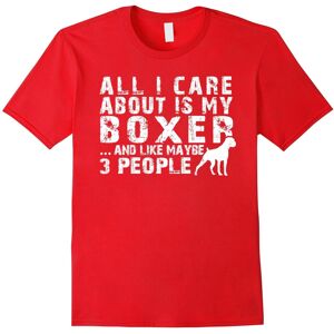 Gildan (M) Men's All I care about is my Boxer T-Shirts For Dog Lovers-Father's Day Gildan (M) Men's All I care about is my Boxer T-Shirts For Dog Lovers-Father's Day