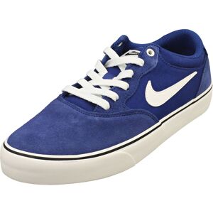 (8) Nike SB Chron 2 Mens Casual Trainers in Blue White (8) Nike SB Chron 2 Mens Casual Trainers in Blue White