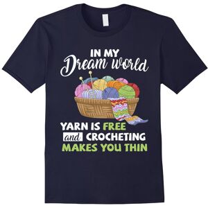 Gildan (M) I Love Crochet T-Shirt by Yarn and Crochet Lovers T-shirts-Father's Day Gildan (M) I Love Crochet T-Shirt by Yarn and Crochet Lovers T-shirts-Father's Day