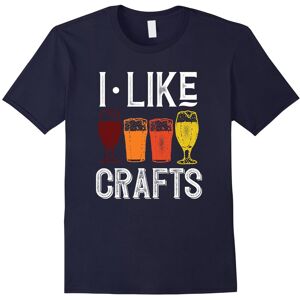 Gildan (M) I Like Crafts Funny Vintage Brewer Craft Beer Lover Shirt-Father's Day Gildan (M) I Like Crafts Funny Vintage Brewer Craft Beer Lover Shirt-Father's Day