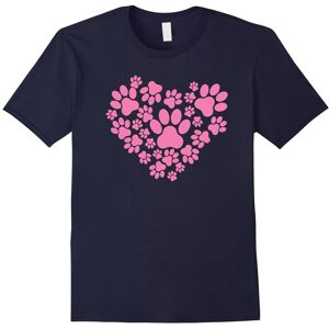 Gildan (XXL) Dog or Cat Lovers T-shirt, Paw Prints Heart by Zany Brainy-Father's Day Gildan (XXL) Dog or Cat Lovers T-shirt, Paw Prints Heart by Zany Brainy-Father's Day