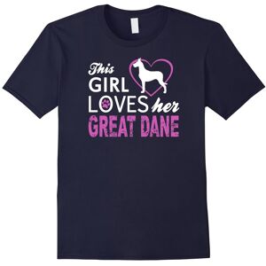 Gildan (L) This Girl Loves Her Great Dane T-Shirt Dog Lover Tee Shirt T-Father's Day Gildan (L) This Girl Loves Her Great Dane T-Shirt Dog Lover Tee Shirt T-Father's Day