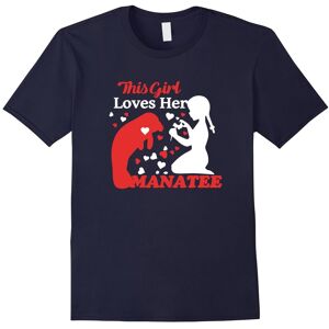 Gildan (S) This Girl Loves Her Manatee T-shirt-Father's Day Gildan (S) This Girl Loves Her Manatee T-shirt-Father's Day