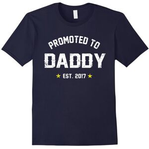 Gildan (L) Promoted To Daddy Shirt: Gift For New Dad Est. 2017 T Shirt-Father's Day Gildan (L) Promoted To Daddy Shirt: Gift For New Dad Est. 2017 T Shirt-Father's Day