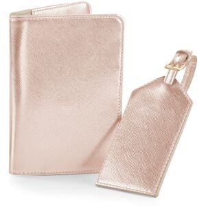 (One Size, Rose Gold) Bagbase Boutique Travel Set (One Size, Rose Gold) Bagbase Boutique Travel Set