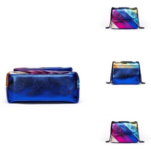 Unbranded Kurt Geiger Retro Color Block Handbag With Chain Strap Soft Material And Spaciou Unbranded Kurt Geiger Retro Color Block Handbag With Chain Strap Soft Material And Spaciou