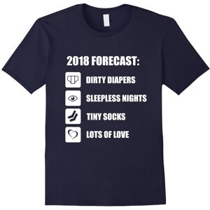 Gildan (XXL) 2018 Forecast Baby T Shirt – Funny New Mom New Dad Shirt-Father's Day Gildan (XXL) 2018 Forecast Baby T Shirt – Funny New Mom New Dad Shirt-Father's Day