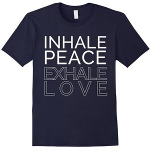 Gildan (XL) Inhale Peace Exhale Love Mindfulness Yogi Yoga Quote T-Shirt-Father's Day Gildan (XL) Inhale Peace Exhale Love Mindfulness Yogi Yoga Quote T-Shirt-Father's Day