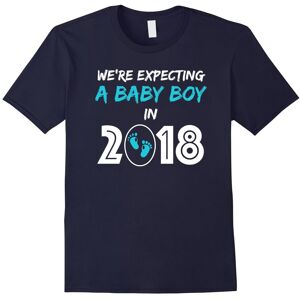 Gildan (M) We're Expecting a Boy in 2018 Mommy or Daddy to Be T-Shirt-Father's Day Gildan (M) We're Expecting a Boy in 2018 Mommy or Daddy to Be T-Shirt-Father's Day