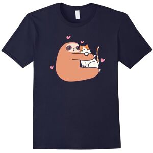 Gildan (S) Sloths Love Cat – Unisex T Shirt-Father's Day Gildan (S) Sloths Love Cat – Unisex T Shirt-Father's Day