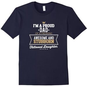 Gildan (L) Men's Proud Dad of an awesome tattooed daughter funny t-shirt-Father's Day Gildan (L) Men's Proud Dad of an awesome tattooed daughter funny t-shirt-Father's Day