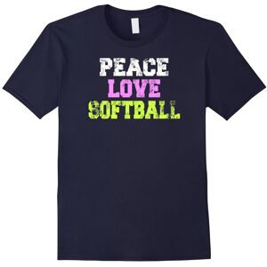 Gildan (XXL) Peace Love Softball Fastpitch T-Shirt Gift Idea Girls Top-Father's Day Gildan (XXL) Peace Love Softball Fastpitch T-Shirt Gift Idea Girls Top-Father's Day