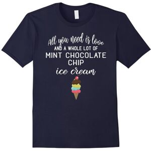 Gildan (M) Mint Chocolate Chip Ice Cream T-Shirt for Ice Cream Lovers!-Father's Day Gildan (M) Mint Chocolate Chip Ice Cream T-Shirt for Ice Cream Lovers!-Father's Day