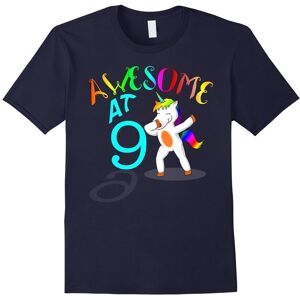 Gildan (L) Funny Dabbing Unicorn 9th Year Old Birthday Gifts Tee Shirt-Father's Day Gildan (L) Funny Dabbing Unicorn 9th Year Old Birthday Gifts Tee Shirt-Father's Day